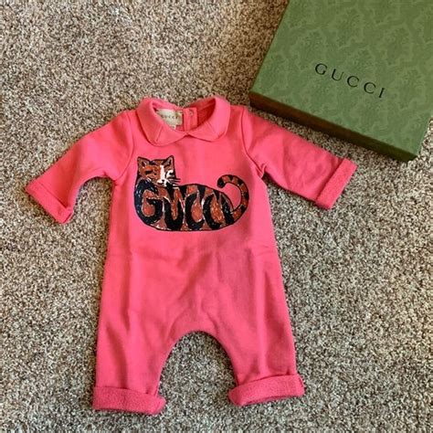 gucci 0-3 months|gucci baby suits.